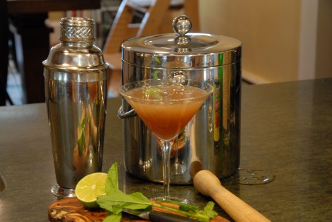 Pamplemousse Cocktail au Morroc (Pomegranate and Grapefruit)  