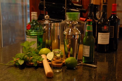 Ingredients for the Gin Gin Mule recipe