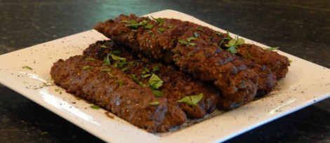 Pistachio and Lamb Kebabs  