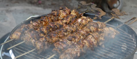 Mint & Aleppo Pepper Chicken Kebabs